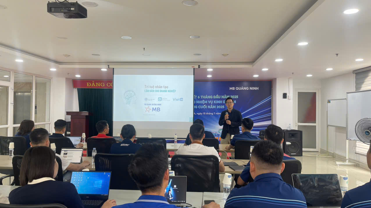 DION AI training session at MB Quảng Ninh