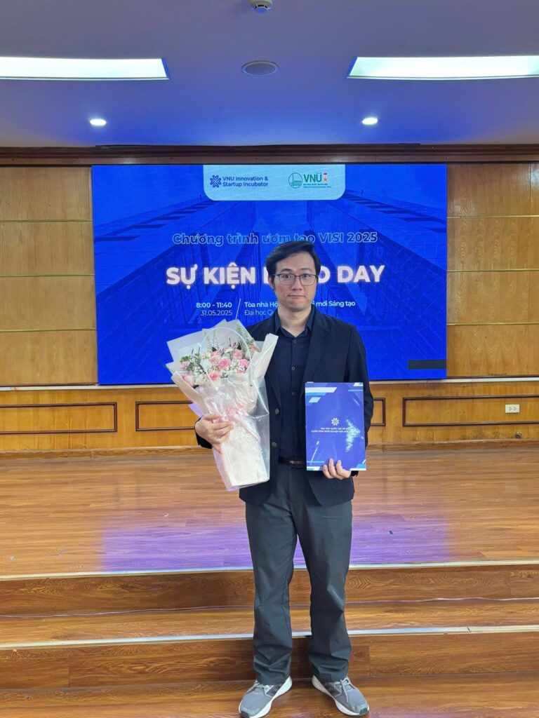 DION representative at VISI Demo Day on 31 May 2025.