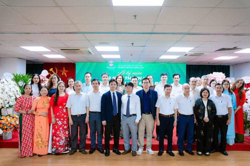 DION and university representatives at Dong Do University’s 32nd anniversary.